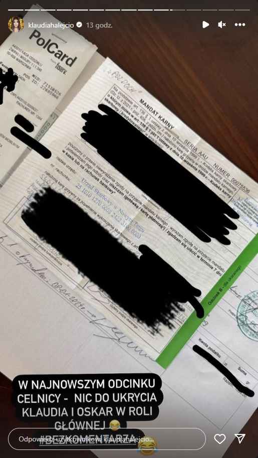 Klaudia Halejcio i jej narzeczony zostali zatrzymani na lotnisku. Za "nielegalny przemyt towaru" [FOTO]