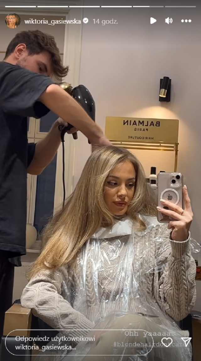 Wiktoria Gąsiewska zaszalała u fryzjera. Gwiazda "Barw szczęścia" zmieniła kolor włosów! 