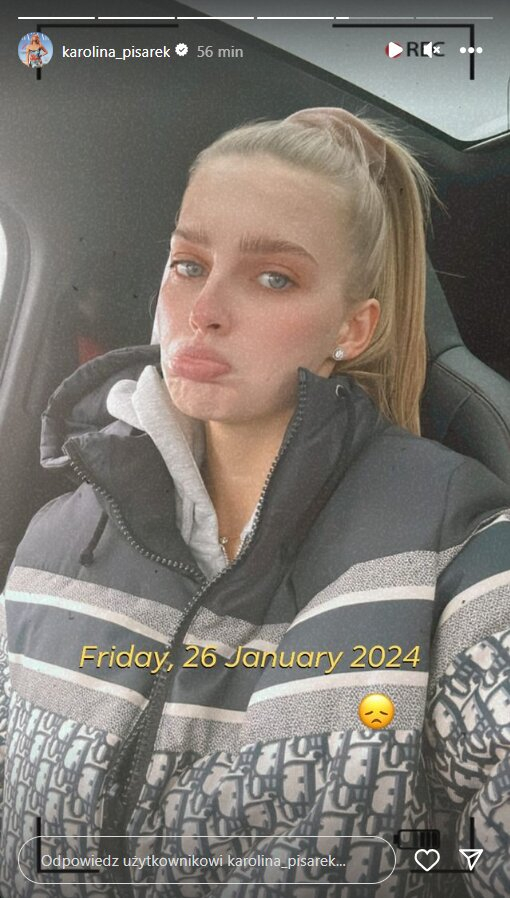 Karolina Pisarek miała wypadek. Wjechało w nią auto. „Kierowca tira uciekł”