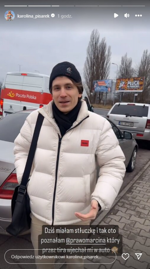 Karolina Pisarek miała wypadek. Wjechało w nią auto. „Kierowca tira uciekł”