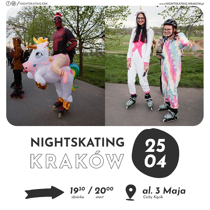 Nightskating Kraków 2024 - Rozpoczynamy Sezon Nocnych Przejazdów Wrotkarskich!