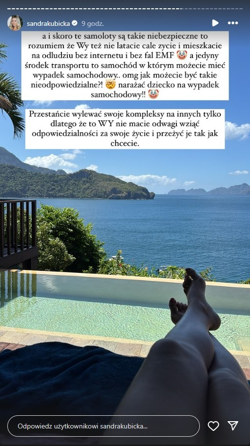 Sandra Kubicka stawia sprawę jasno. Tak odpowiedziała na krytykę internautów 