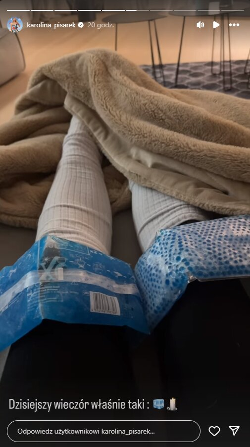 Karolina Pisarek miała wypadek na lodowisku! Ucierpiały kolana. "Tak kończy się łyżwiarstwo"