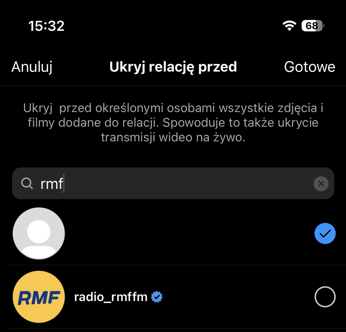 Nie chcesz, by ktoś oglądał twoją relację na Instagramie? Jest na to prosty sposób
