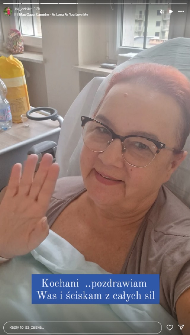 Izabela Zeiske z "Gogglebox. Przed telewizorem" już po operacji. Opublikowała nowe zdjęcie ze szpitala 
