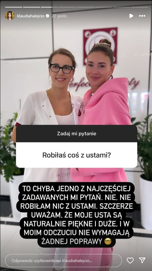 Klaudia Halejcio szczerze o poprawianiu urody. Jakie zabiegi robi?