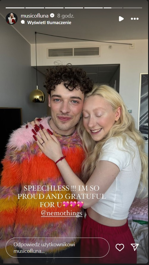 Tak Luna zareagowała na wygraną Nemo. Jednoznaczne zdjęcie w sieci [FOTO]