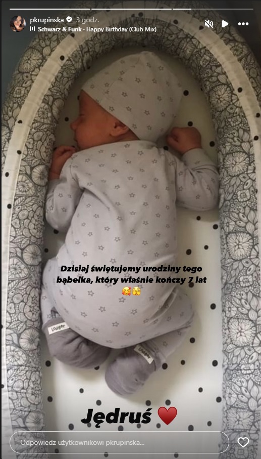 Paulina Krupińska świętuje. Jej syn obchodzi 7. urodziny. Pokazała archiwalny kadr 