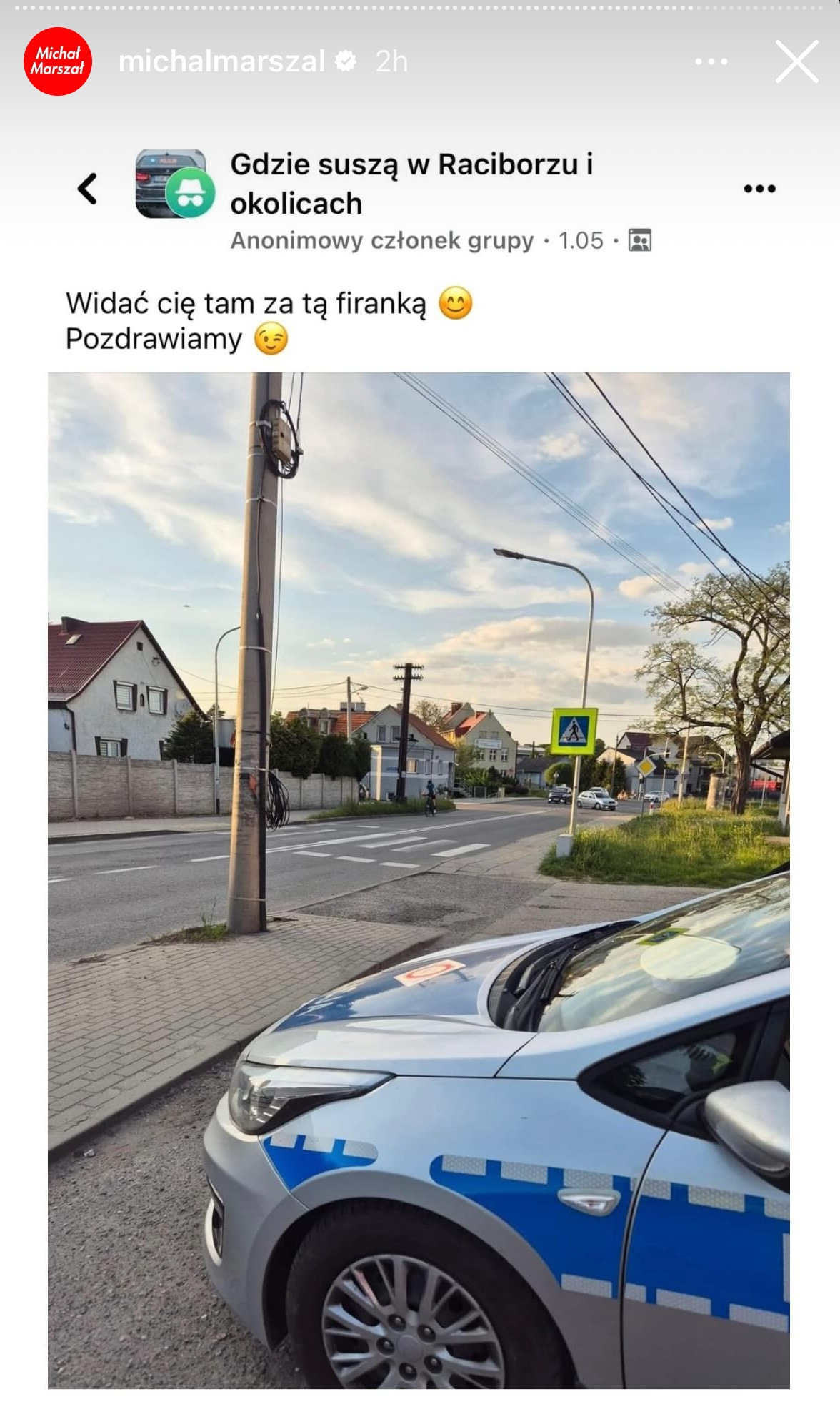 Ostrzegał w sieci przed kontrolą prędkości. Policjanci mu odpowiedzieli