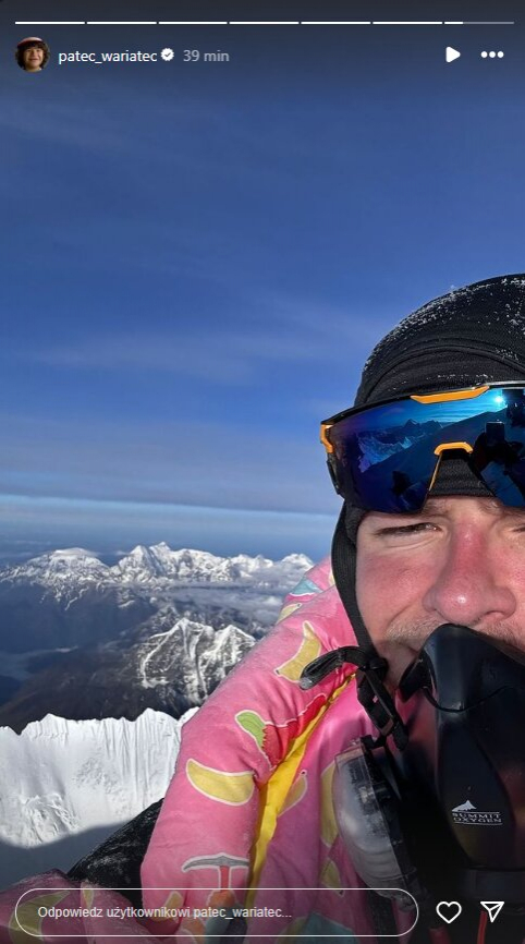 Jakub Patecki zdobył Mount Everest! Teraz odezwał się do fanów: "Dziękuję Wam wszystkim"