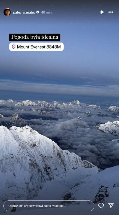 Jakub Patecki zdobył Mount Everest! Teraz odezwał się do fanów: "Dziękuję Wam wszystkim"