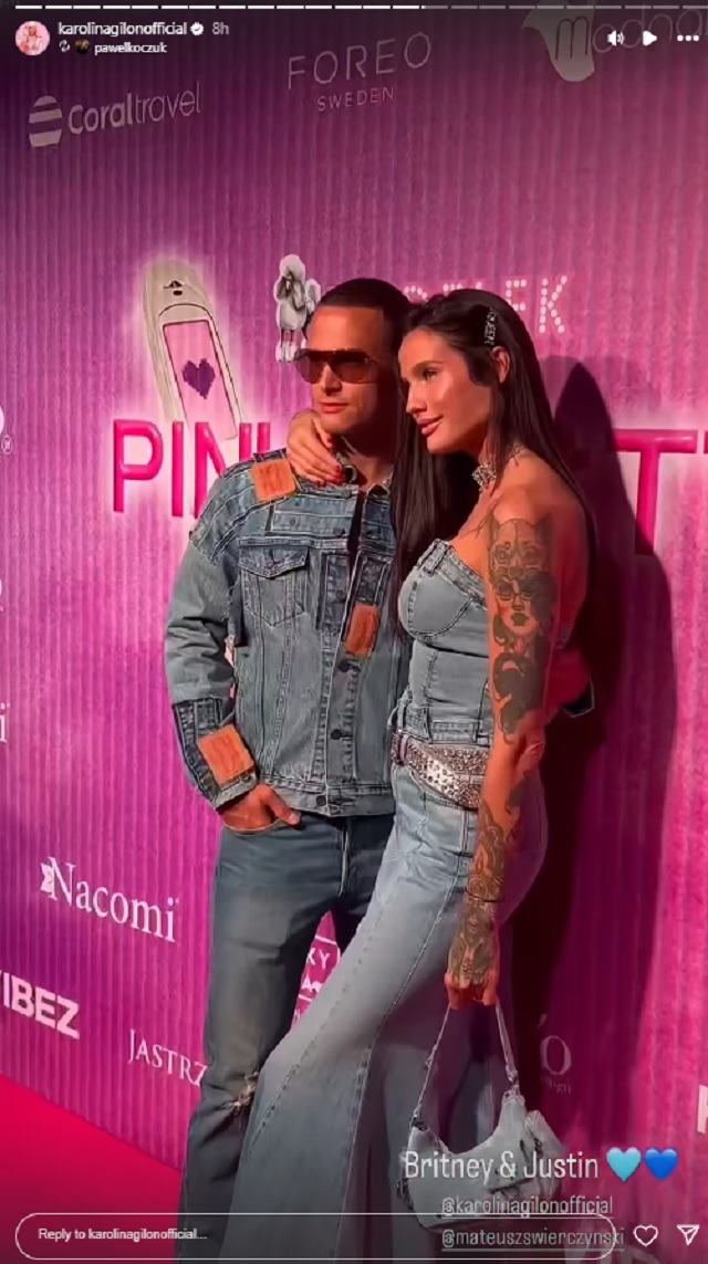 Karolina Gilon i Mateusz Świerczyński od stóp do głów w jeansie. "Britney i Justin"                                                   