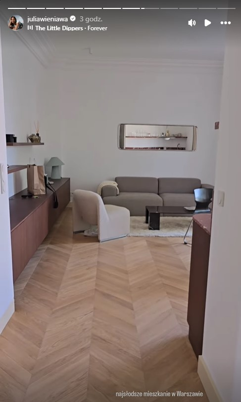 "Wnętrze jak z magazynu". Julia Wieniawa pokazała nowe mieszkanie