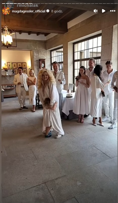 Hiszpańskie urodziny Magdy Gessler. Świętowanie w białych strojach!