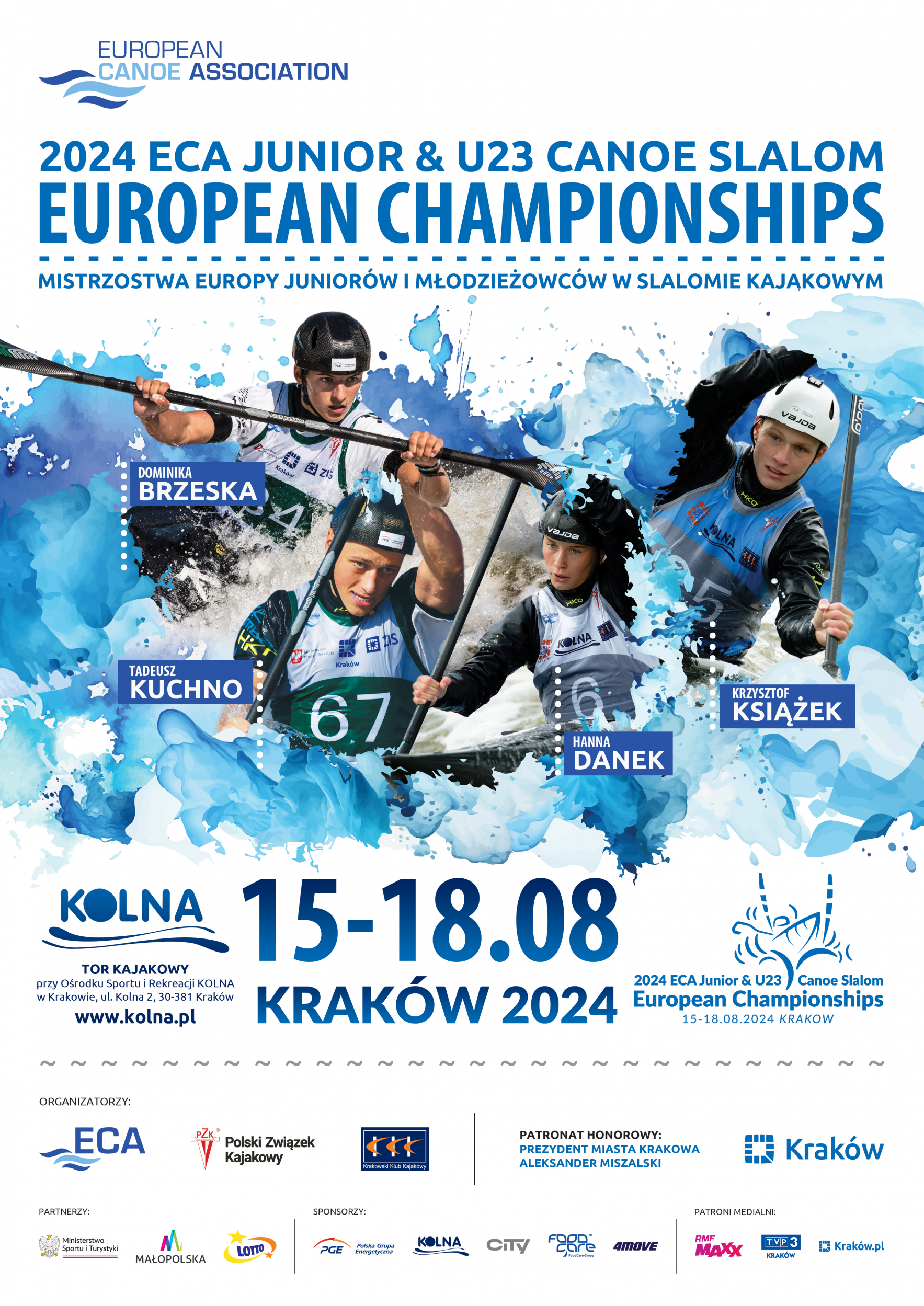 ECA 2024 Junior & U23 Canoe Slalom European Championships. Mistrzostwa Europy Juniorów i Młodzieżowców w Slalomie Kajakowym