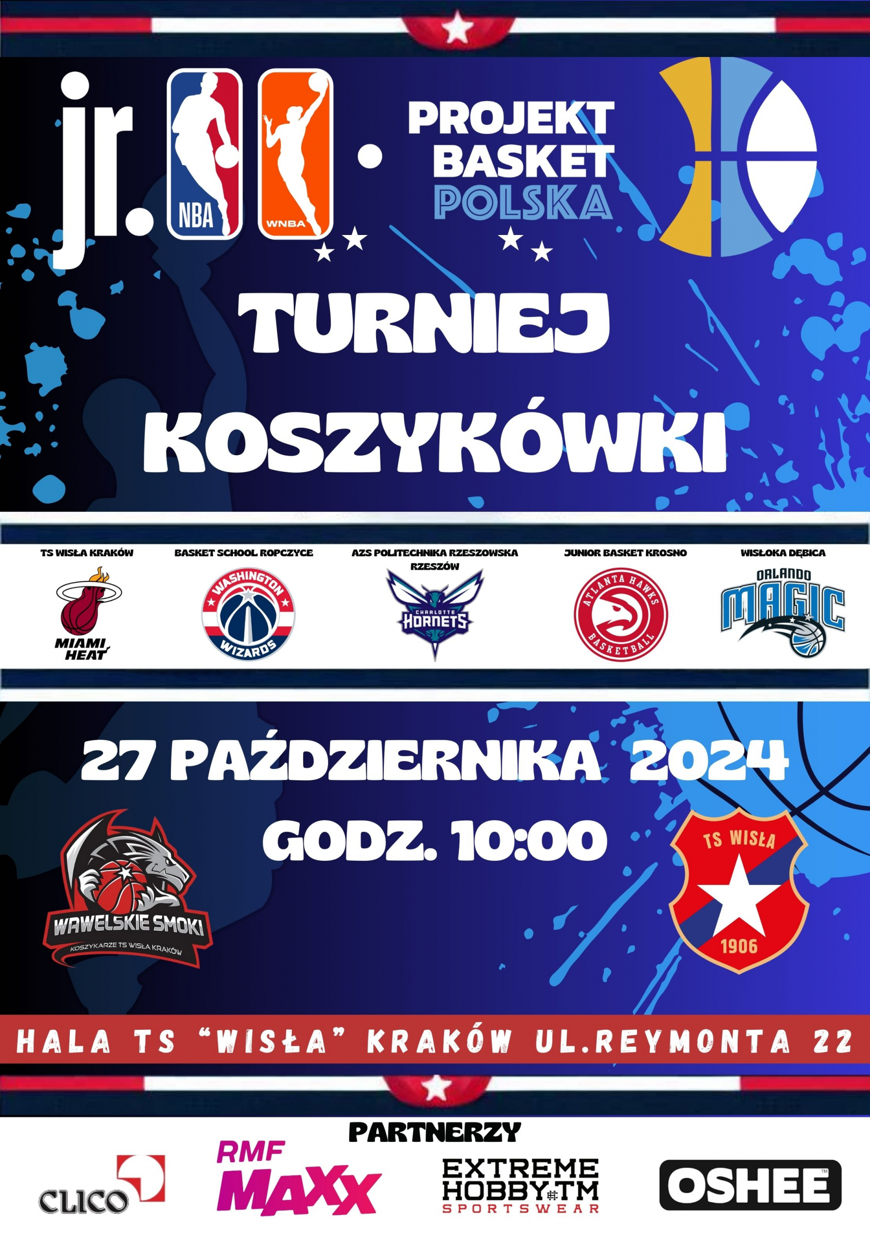 TS Wisła Kraków gospodarzem turnieju Junior NBA Eastern Conference w Krakowie