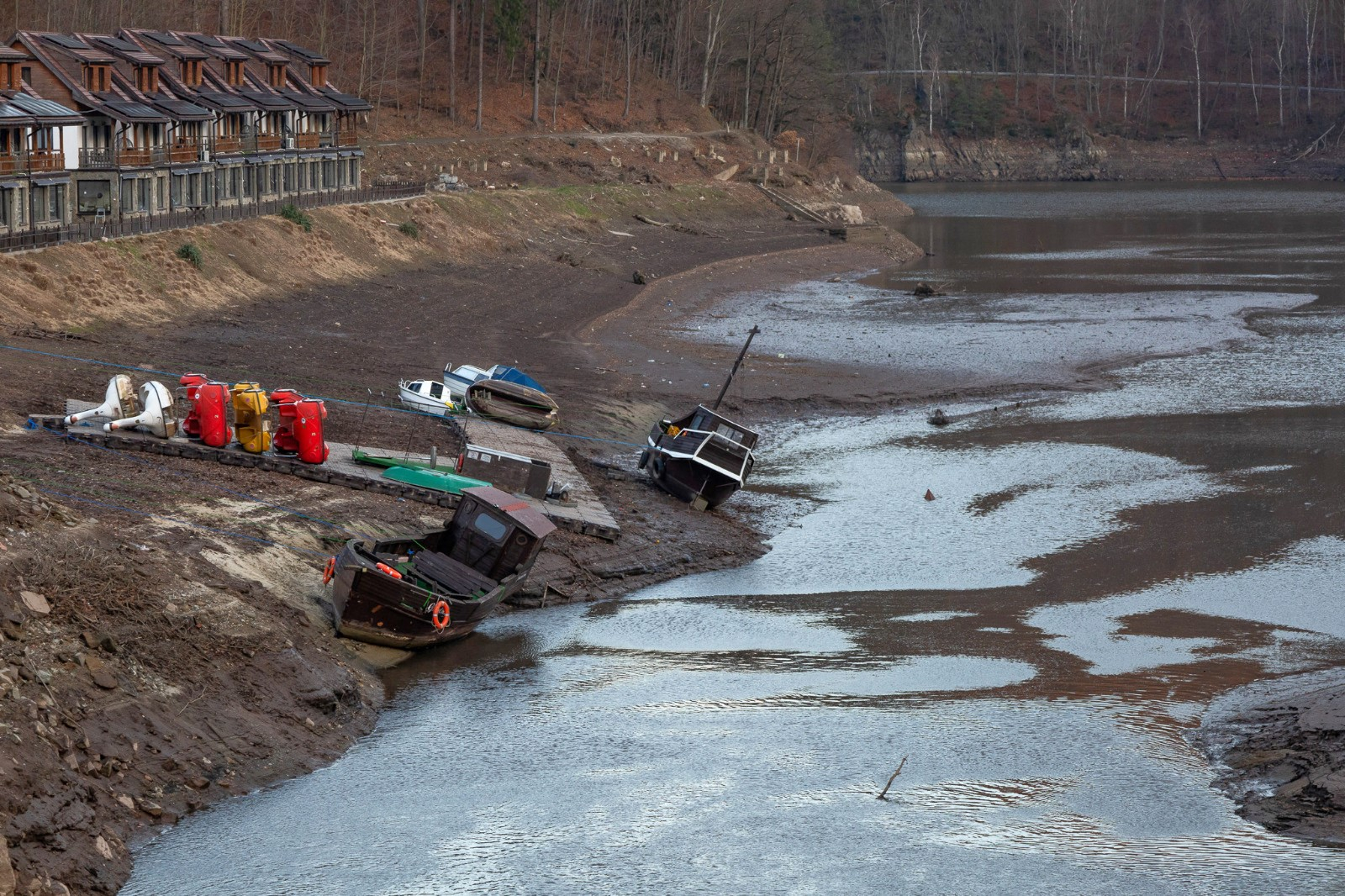 Niecodzienny widok na Dolnym Śląsku. Jezioro prawie zniknęło! Zobacz zdjęcia