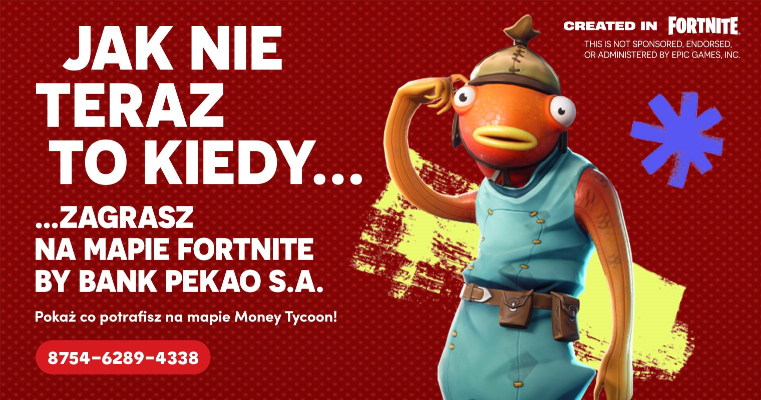 Bank Pekao S.A. łączy świat gamingu z edukacją finansową. Nowa rozgrywka w Fortnite!