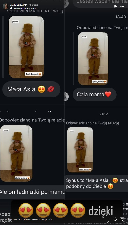 Joanna Opozda pokazała syna. Wszyscy patrzą na twarz Vincenta. „Mała Asia”