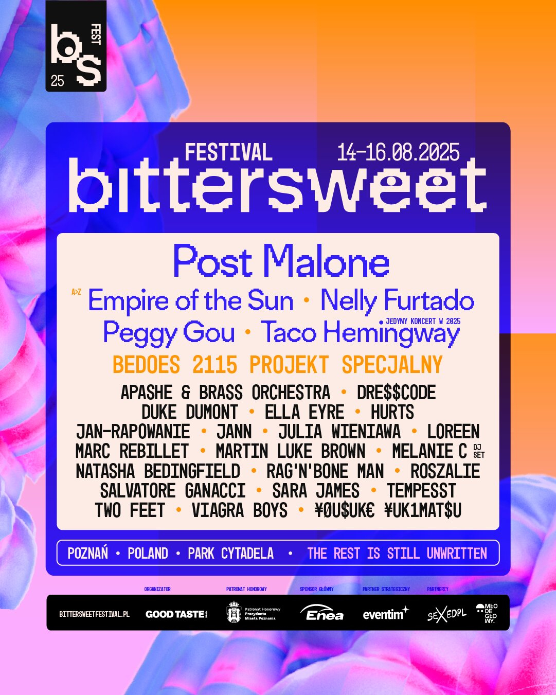 Peggy Gou, Duke Dumont, Two Feet, Viagra Boys, ¥ØU$UK€ ¥UK1MAT$U i... koniec słodko-gorzkiego oczekiwania – BitterSweet Festival zamyka główny line-up!