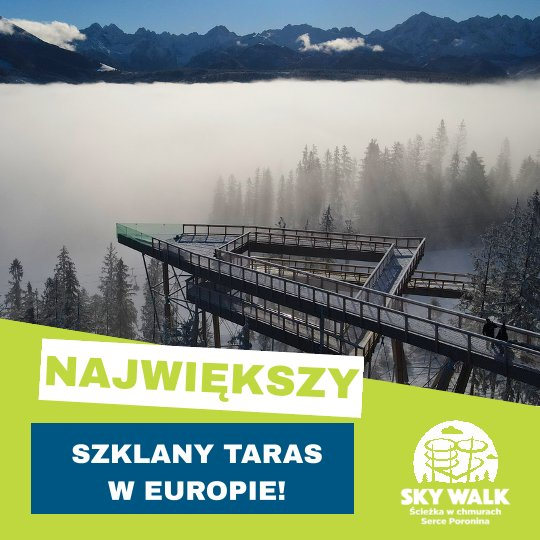 SKY WALK Serce Poronina – Tatry z nowej perspektywy!