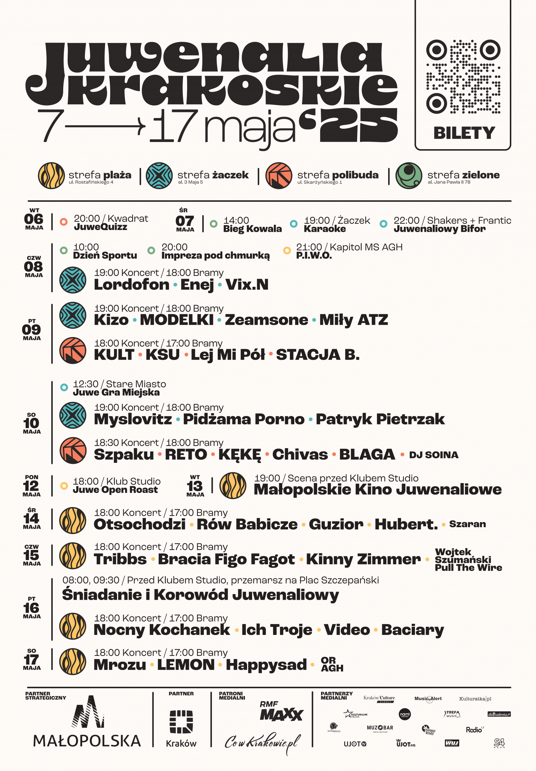 Juwenalia Krakoskie 2025 — czas odkryć cały line-up!