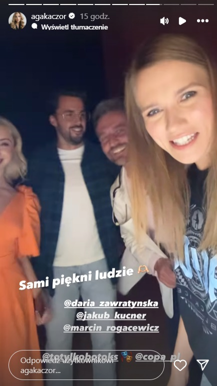 Tak Agnieszka Kaczorowska spędziła weekend. Pokazała nagranie z Rogacewiczem
