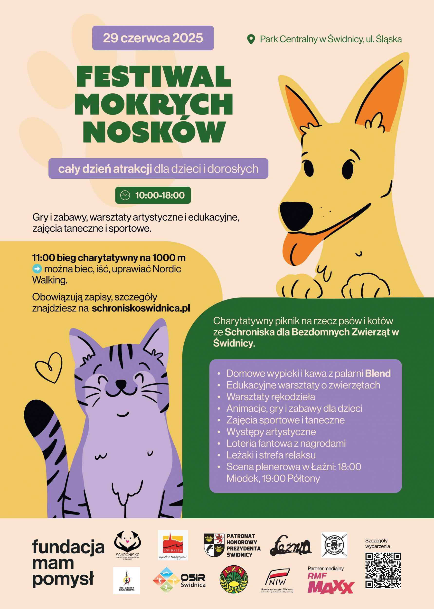 Festiwal Mokrych Nosków w Świdnicy – piknik i bieg charytatywny na Dzień Psa już 29 czerwca!