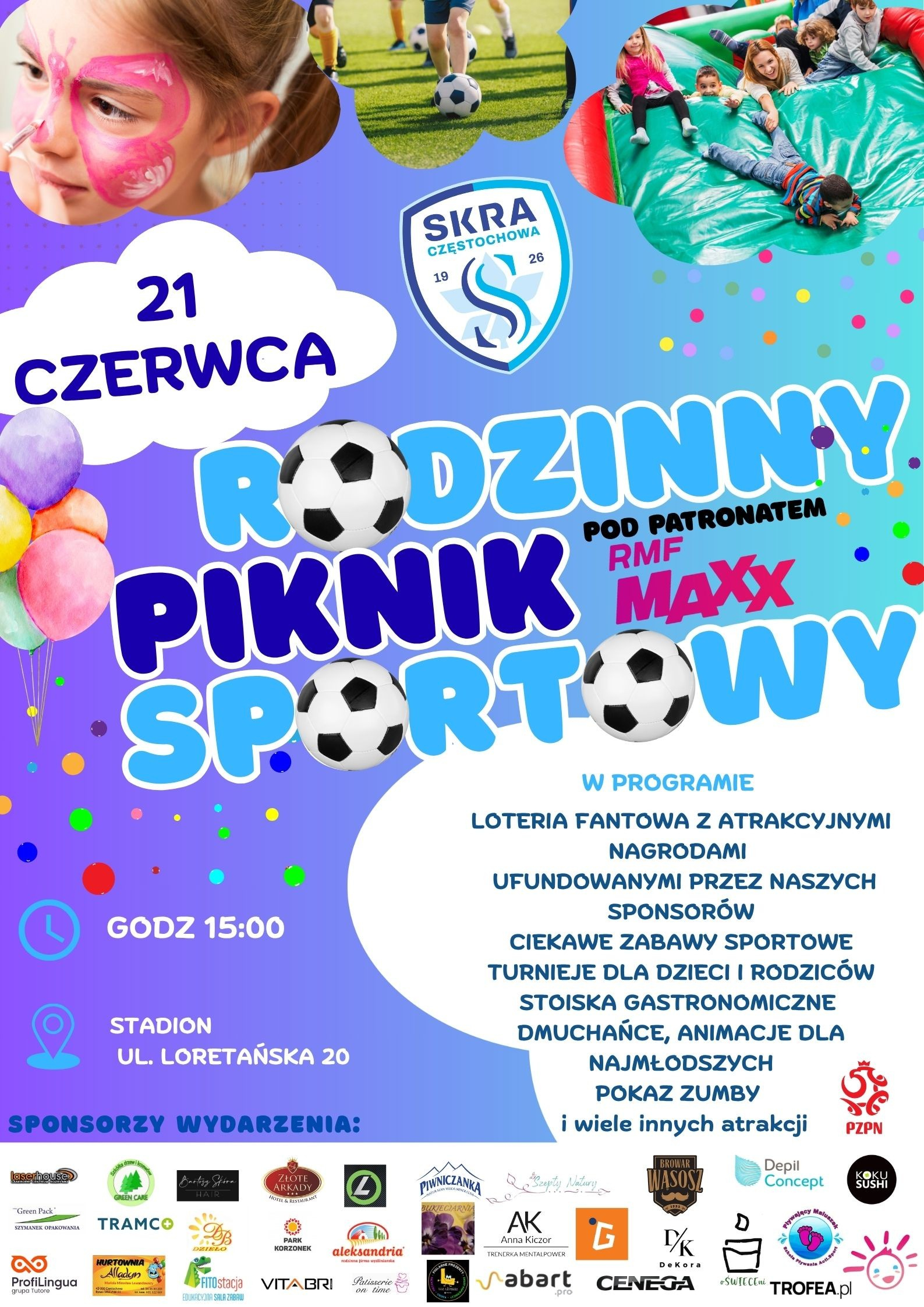 Skra Częstochowa zaprasza na Festyn Rodzinny!