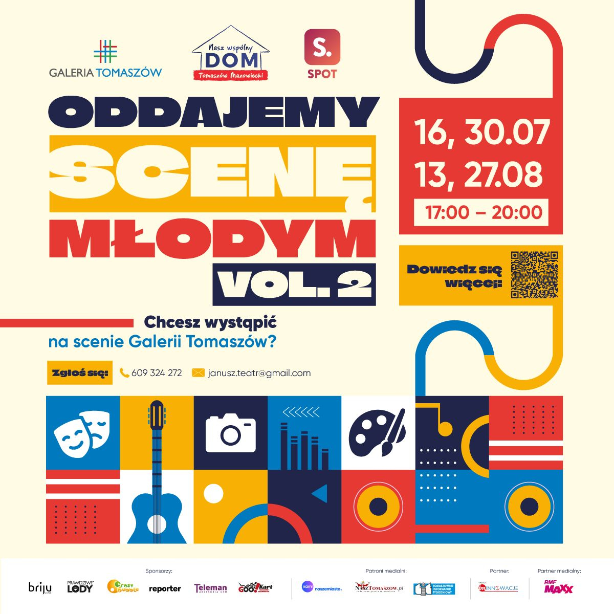 Oddajemy Scenę Młodym w Galerii Tomaszów – rusza druga edycja akcji!