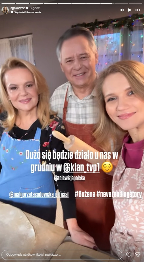 Agnieszka Kaczorowska przekazała wieści ws. „Klanu”. Na to powinni przygotować się widzowie