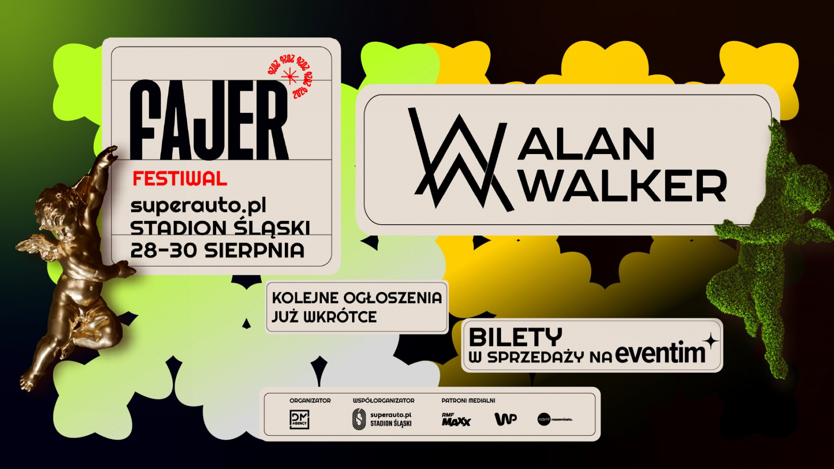 Alan Walker pierwszym headlinerem Fajer Festiwal 2026!