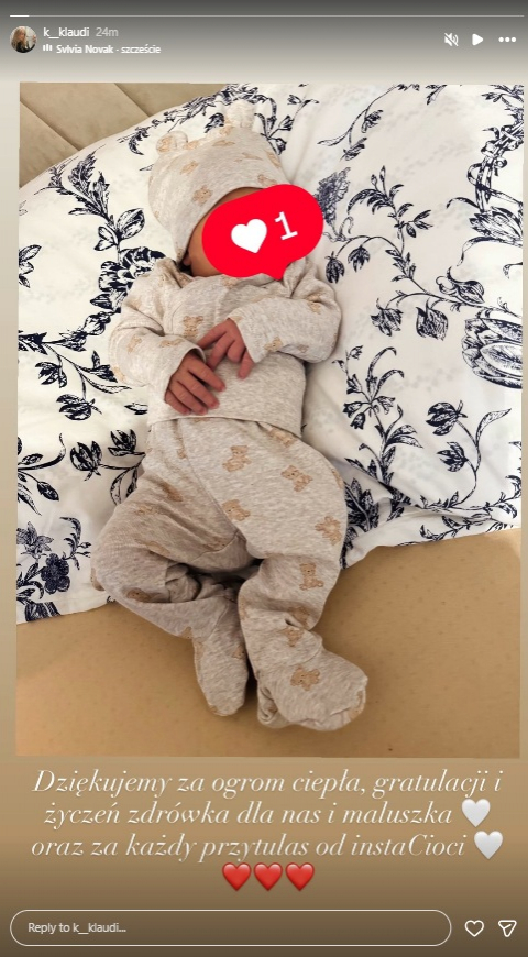 Klaudia z „Rolnik szuka żony” niedawno została mamą. Opublikowała prywatny kadr z pociechą
