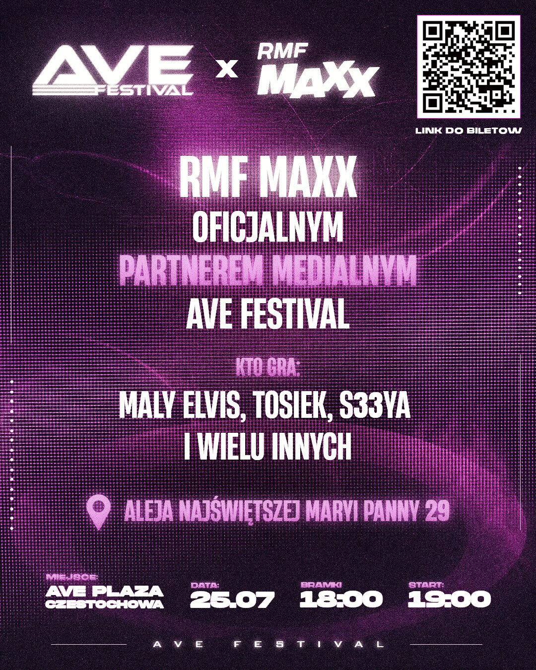 AVE Festival już 25 lipca w Częstochowie. Rap, elektronika i impreza do białego rana